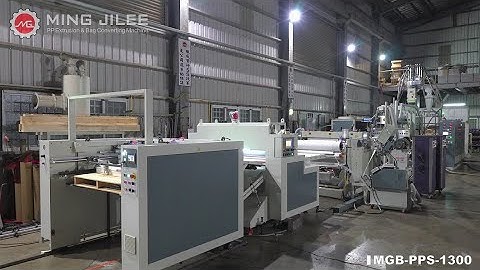 Plastic PP Sheet Extruder with Auto Stacking Device, MGB-PPS-1300