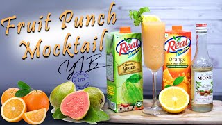 fruit punch mocktail recipe for kids at house party