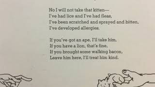 No Thank You - A Poem By Shel Silverstein