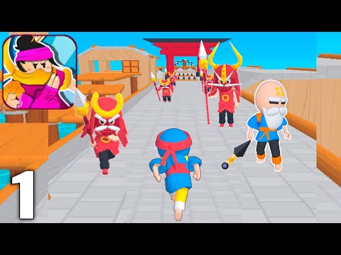 Ninja Escape — Прохождение игрового процесса, часть 1, все уровни (Android и iOS)