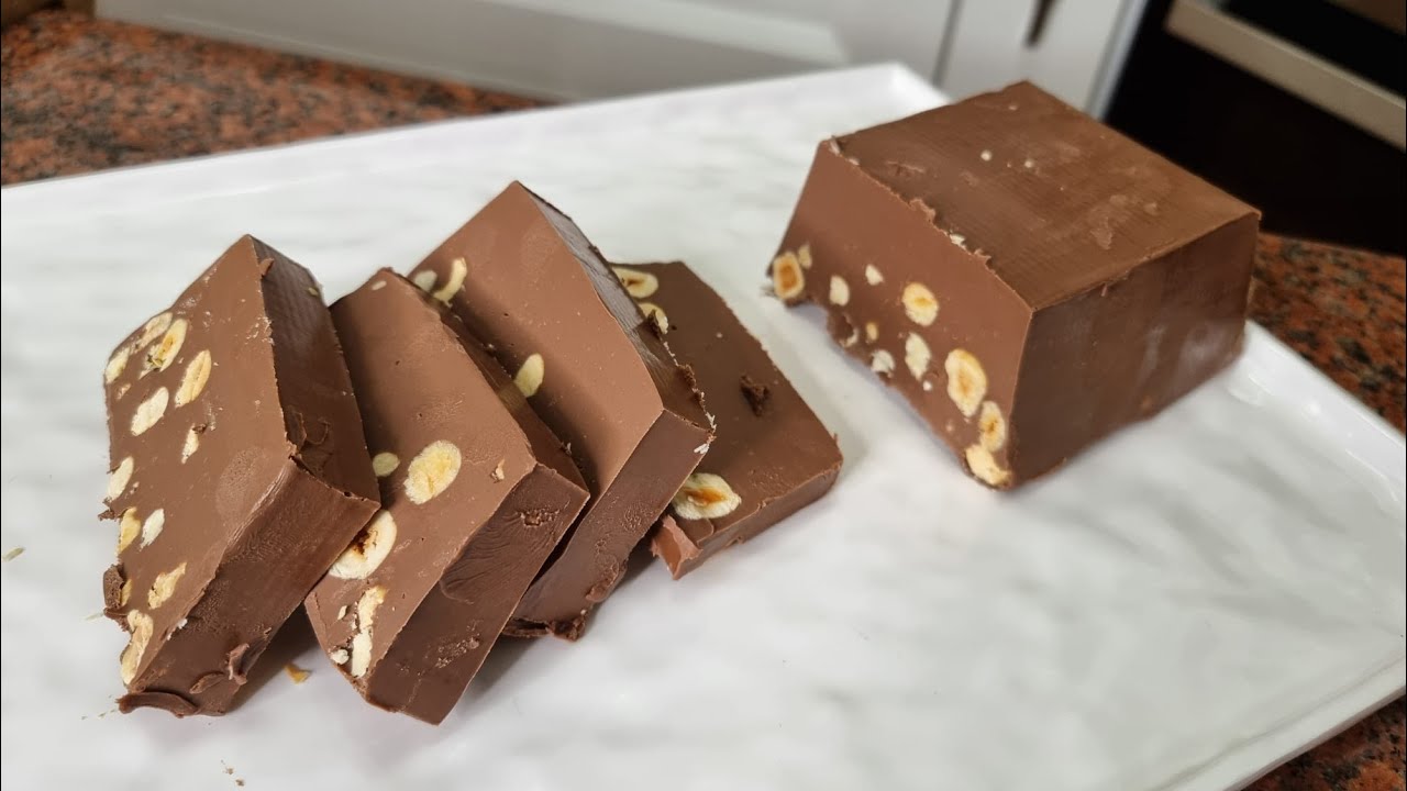 torrone morbido dei morti del 2 Novembre al gusto Gianduia