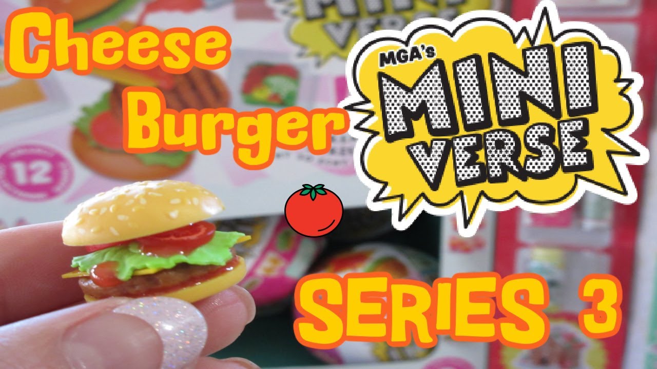 Miniverse Diner Series 3 Cheeseburger Recipe!! 