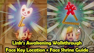 Face Shrine + Face Key Location Walkthrough - The Legend of Zelda Link's Awakening (Switch)