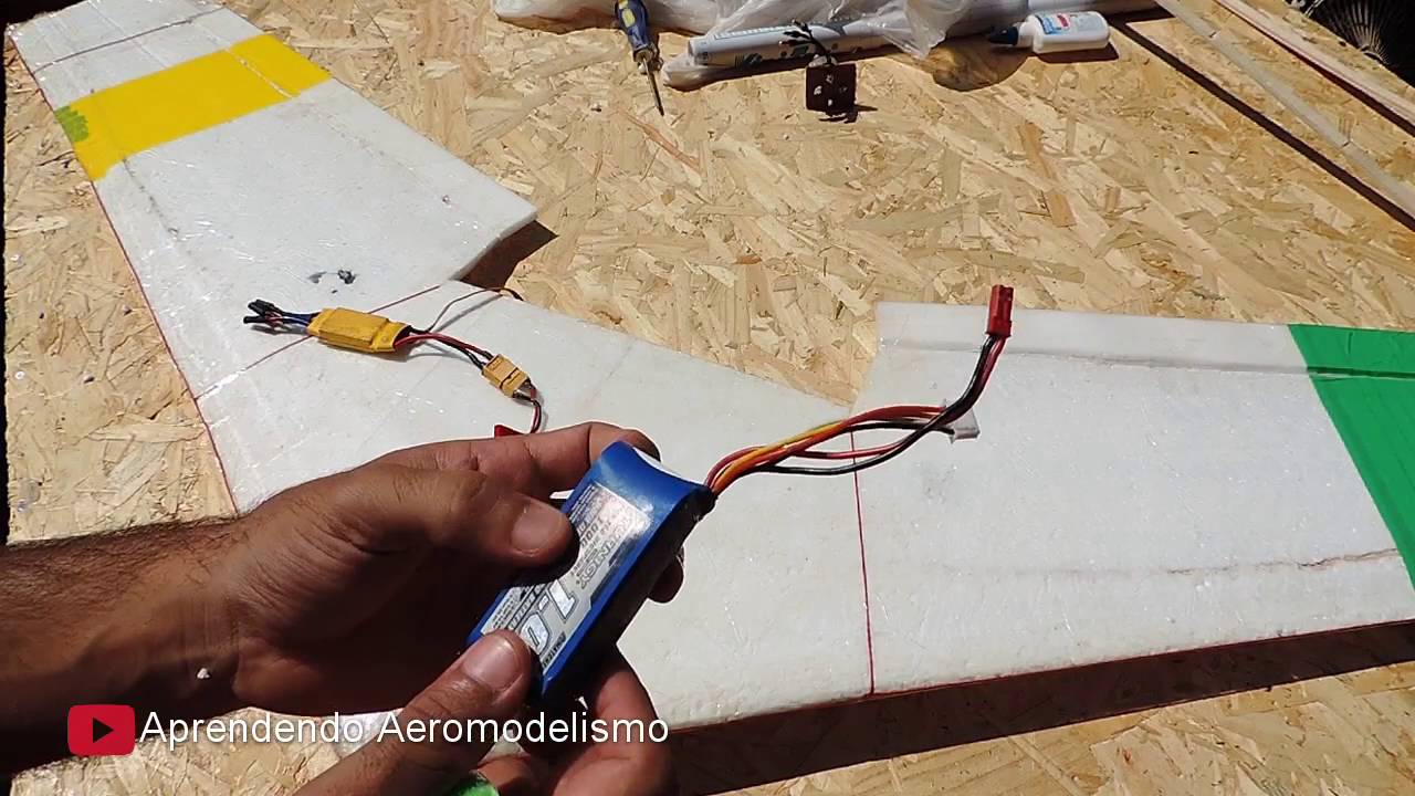 Como fazer um avião de controle remoto em casa - AeroÁguia.com -  Aeromodelismo Elétrico