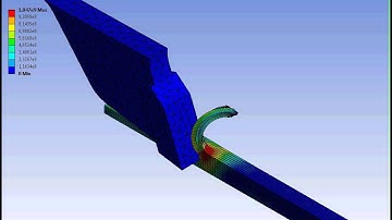 Ansys Workbench explicit dynamics AlSi 1045 cutting example 2