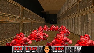 PSX Doom TC - Level 50: Barrels of Fun