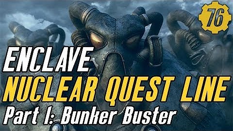 Fallout 76 Bunker Buster: Enclave Nuclear Questline Walkthrough Part 1 #Fallout76