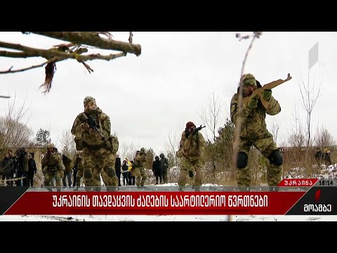 უკრაინის თავდაცვის ძალების საარტილერიო წვრთნები