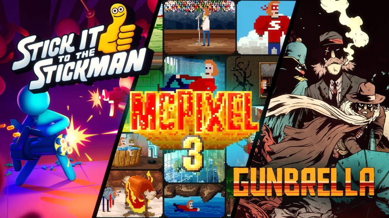 Gunbrella & Stick It To The Stickman Drop Steam Demos Ahead Of Next Fest 1 YouTube player