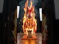 Matchstick Dinosaur 🦖 burn and change in elephant 🐘 #elephant #cinema4d #art