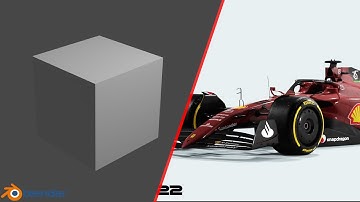 Blender | F1 2022 Ferarri SF75 3D Modelling TIMELAPSE