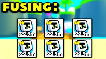 Fusing from basic Happy Computer to rainbow Cyber Fox | Fusing Method | Roblox Pet Simulator X