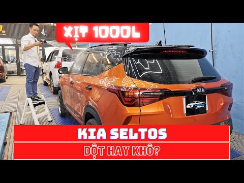 Video Xịt 1.000 lít nước vào KIA SELTOS xem có bị dột không? - youtube