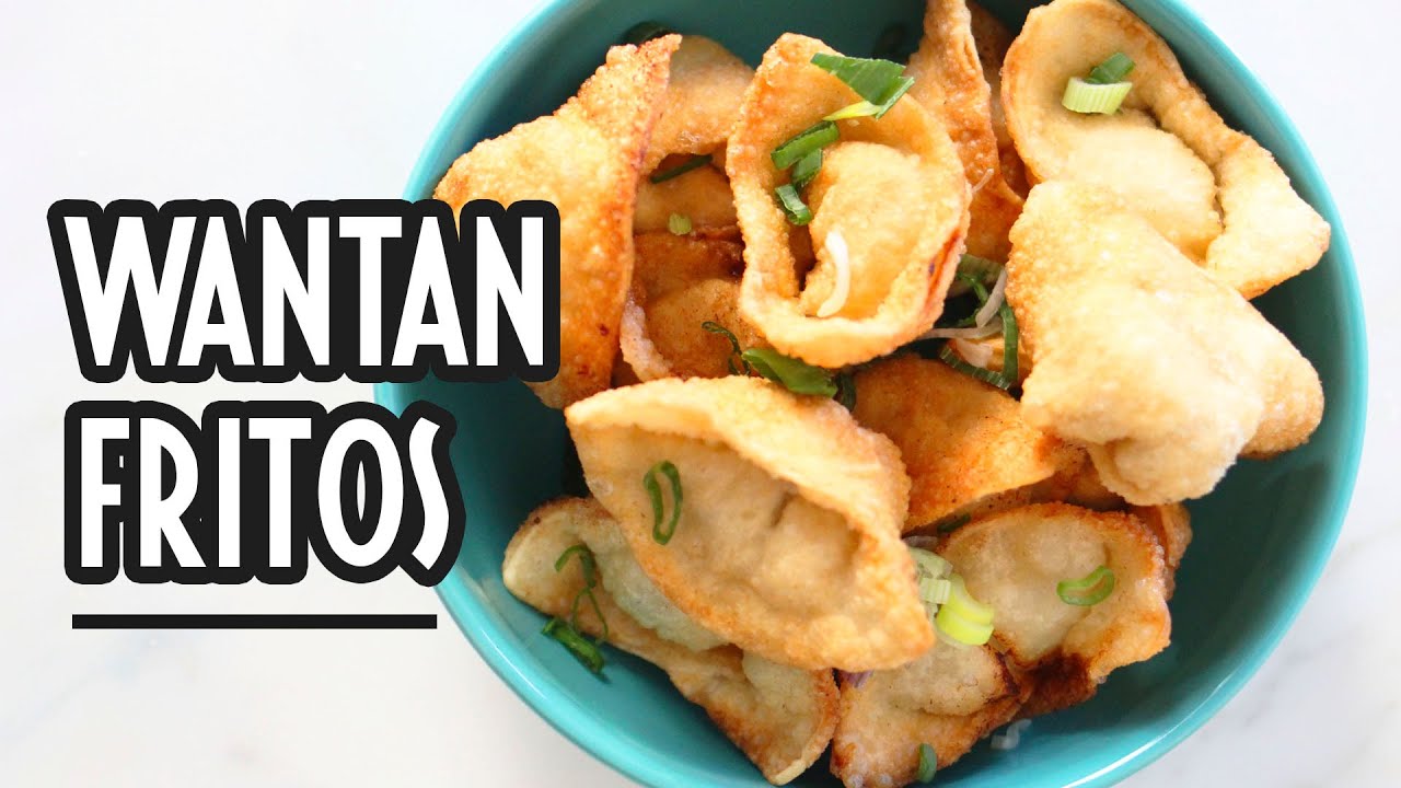Wantan Frito | Fried Wonton recipe - YouTube