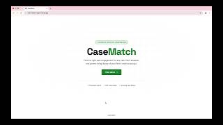 Case Match - Demo (CockroachDB × AWS Hackathon)