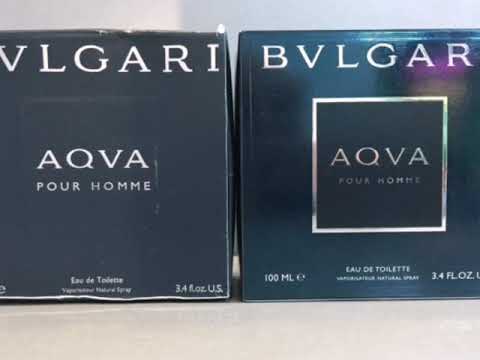 bvlgari aqva marine fake vs original