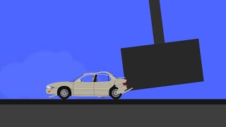 Algodoo Car Crashes & Destruction #180 | Crazy Phun Algodoo Car Crash Tests