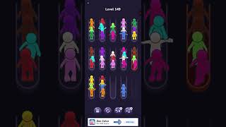 146-150 Level crowd sort Color puzzle game 2025