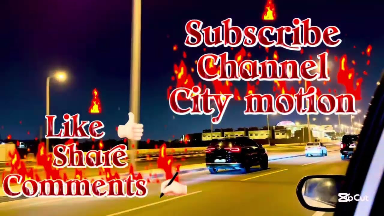 Beautiful Night Drive in Qatar 🇶🇦 | Doha Road View 4K UHD 