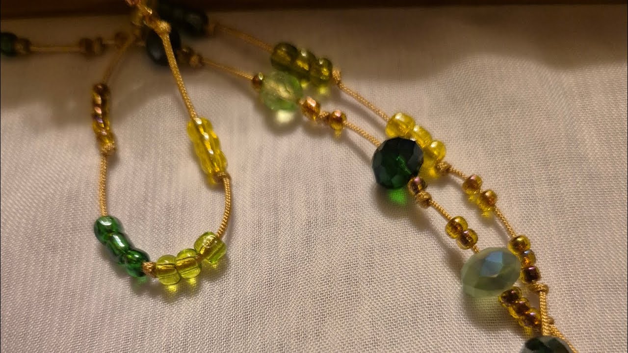 Handmade beaded necklace , 