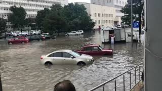 Леднева в шоке. Впрочем как всегда. Новороссийск  дождь 05.07.2021