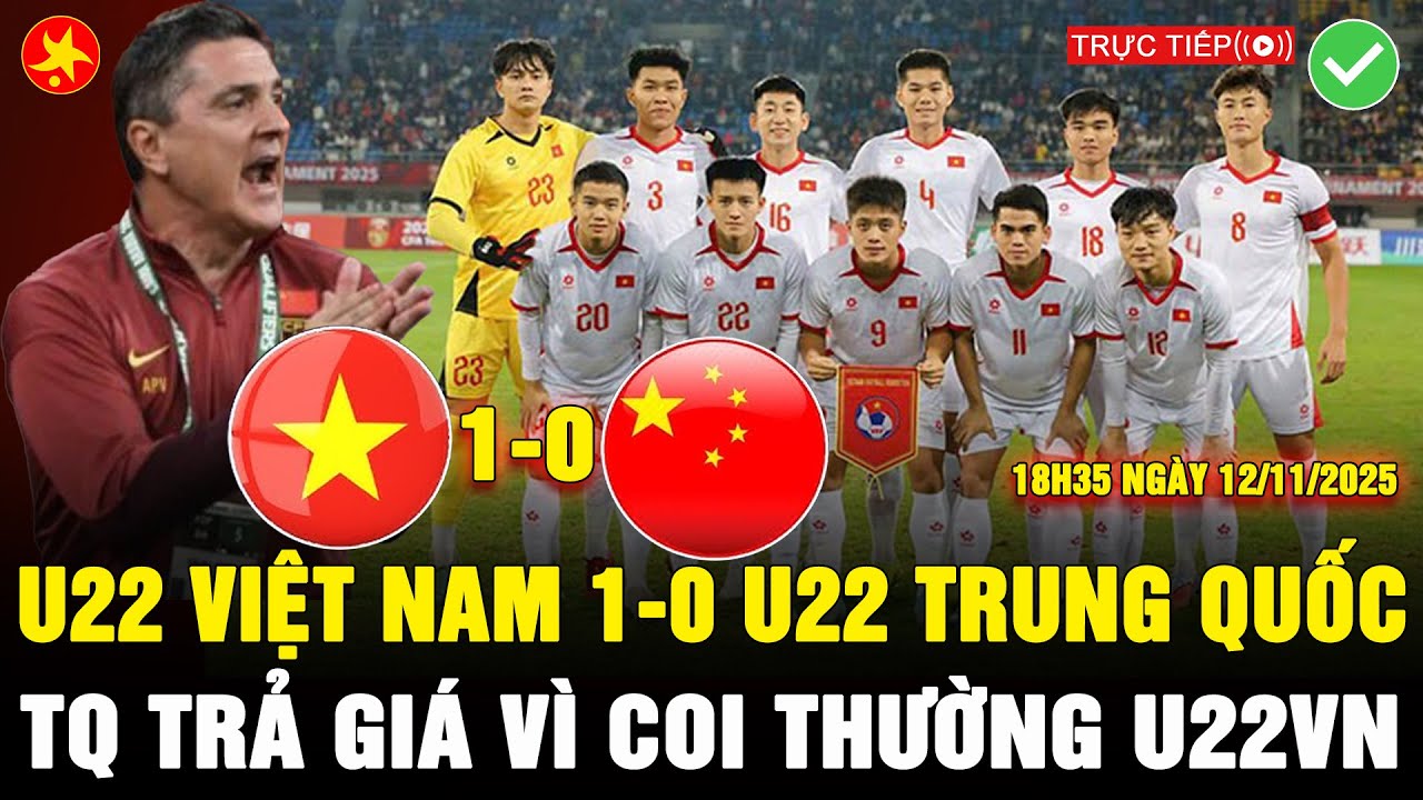 🔴HIGHLIGHT - U22 VIỆT NAM 1-0 U22 TRUNG QUỐC, CHIẾN BINH SAO VÀNG TRÊN CƠ CHỦ NHÀ, PANDA CUP 2025