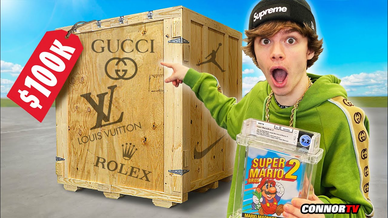 EPIC $100,000 Mystery Box Challenge Unboxing *GUCCI Louis Vuitton