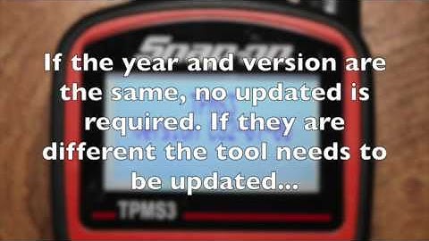 TPMS3 Update Video