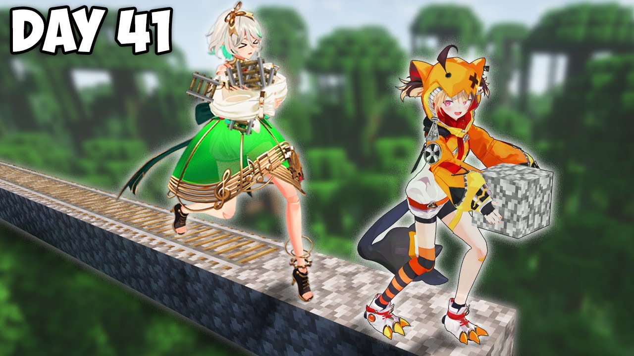 Gigi and Cecilia Build The Ugliest Railroad