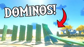 Building DOMINOS! Links NEW Minigame in Tears of the Kingdom
