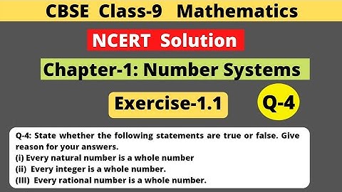 Class 9 Maths | Exercise 1.1 Q 4 | Chapter 1 Number Systems NCERT exercise solution