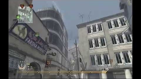 MW2 - Amazing Throwing Knife across Invasion on Search & Destroy