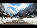 Grindelwald to Lauterbrunnen  🇨🇭 4K | Scenic Drive | Driving in Switzerland