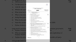pathophysiology Question paper b Pharmacy #pathophysiology