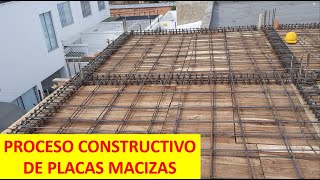 PROCESO CONSTRUCTIVO DE UNA LOSA MACIZA