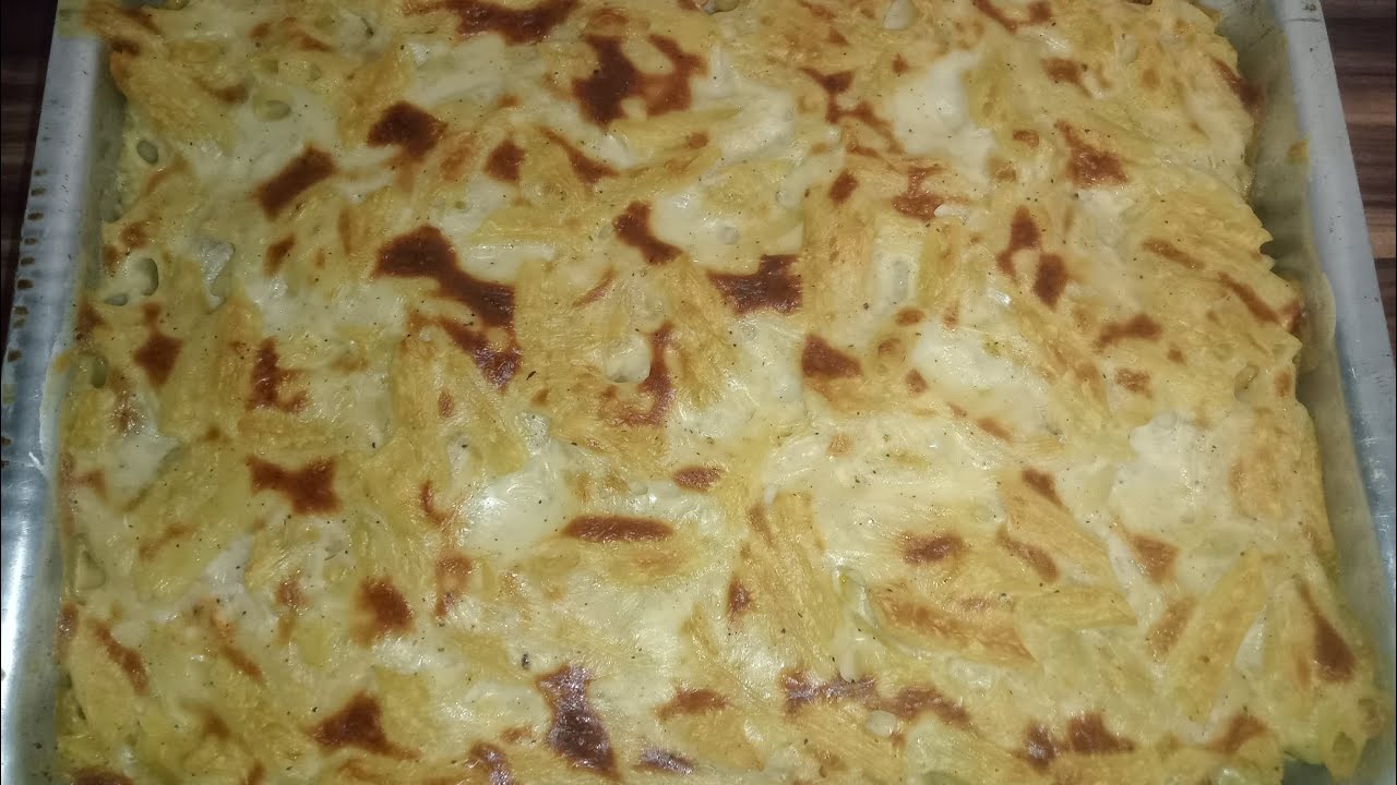 الغداء النهارده مكرونة بشاميل بالفراخ 👌😋❤️