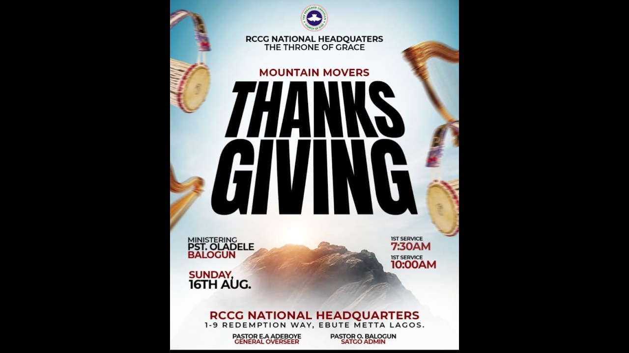 SUNDAY SERVICE: || MOUNTAIN MOVERS THANKSGIVING SERVICE || MORE THAN CONQUEROR
