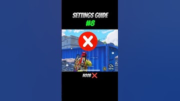 Settings Guide #9 #bgmisettings #bgmicontrols #pubgmsettings #bgmi #pubgmobile #bgmitipsandtricks