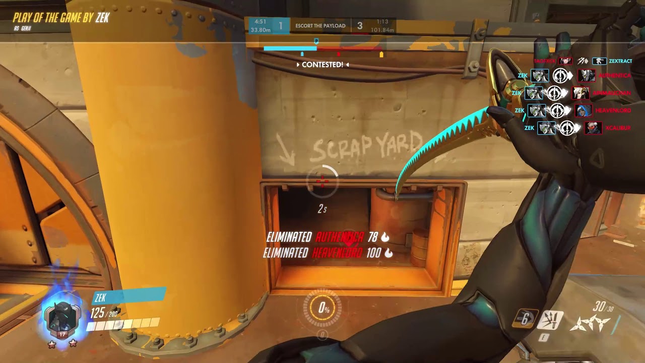 nutty 1 slash 3 kill genji play