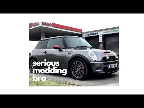 mini-cooper-s-r53-installing-aftermarket-manifold-+-test