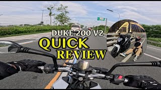 Ktm Duke200 V2 I Quick Review