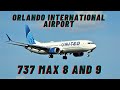 [4K] PLANE SPOTTING  Morning Flights Featuring 737 MAX 8 and 9 ORLANDO INTERNATIONAL AIRPORT 2/13/21