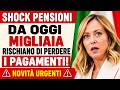 Shock pensioni da OGGI - Migliaia rischiano di perdere i pagamenti