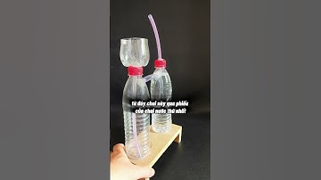 Cách tạo ra hệ thống bơm nước ngược tự động #ThủCôngSángTạo #MẹoThủCông #KhoaHọcVui  #ThíNghiệmVui