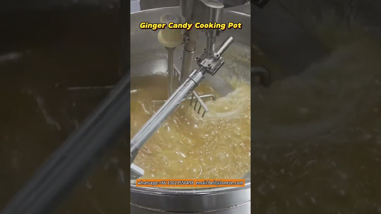 Stainless Steel Automatic Planetary Ginger Candy Cooking Mixer Machine 