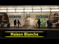 Metro station maison blanche  paris   walkthrough 