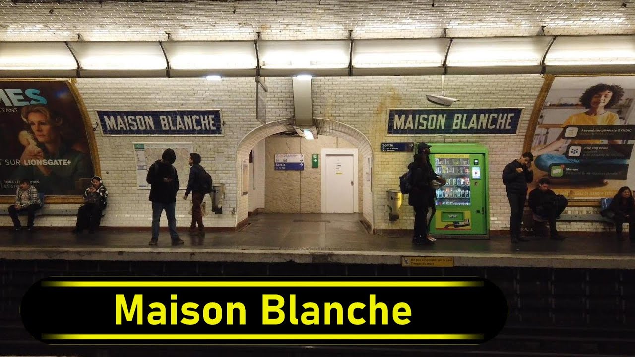 Metro Station Maison Blanche - Paris 🇫🇷 - Walkthrough 🚶