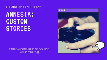 Gaming4Katnip: Amnesia Custom Stories: Alma Part 2 - IT LIED TO ME! ; ;