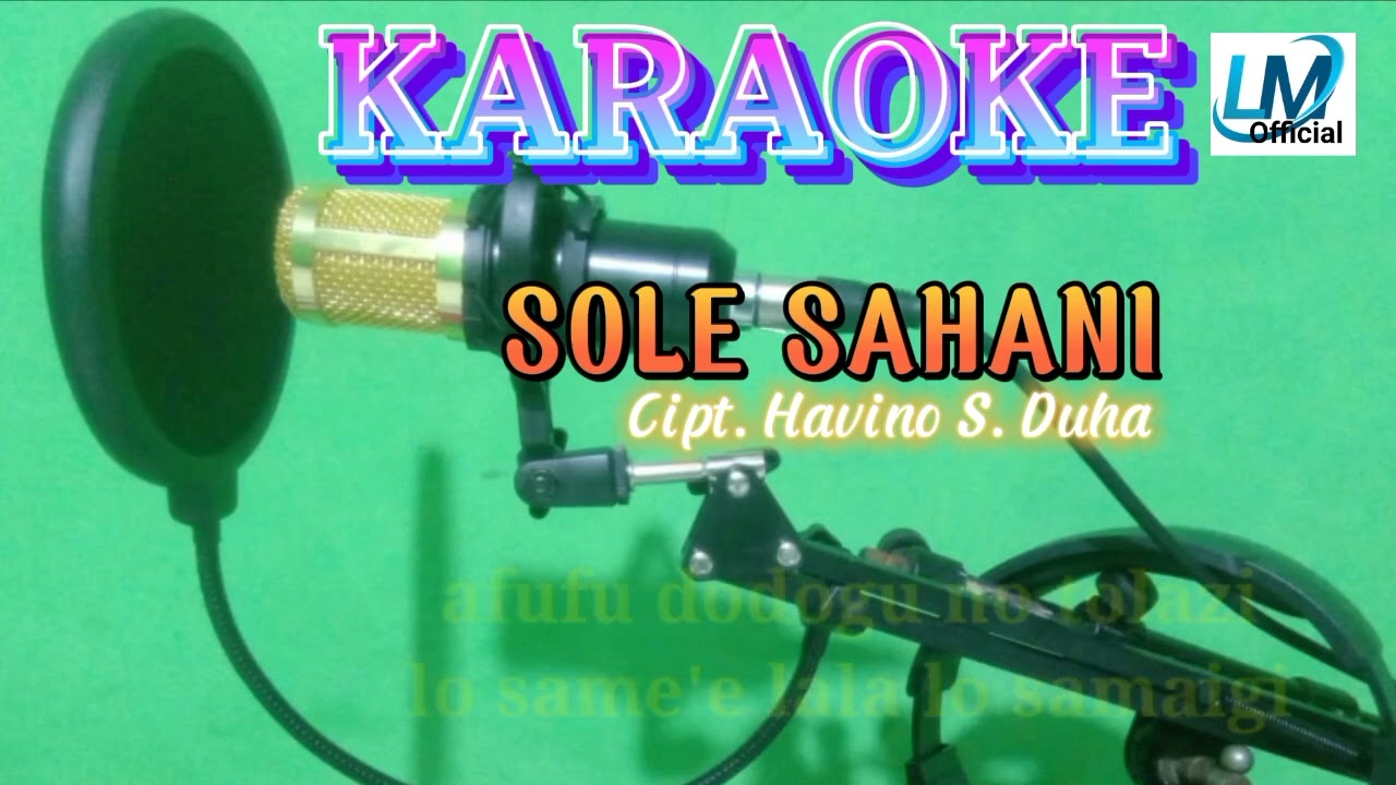 karaoke lagu Nias  terbaru dangdut remik  sole Sahani cipt.Havino s.duha