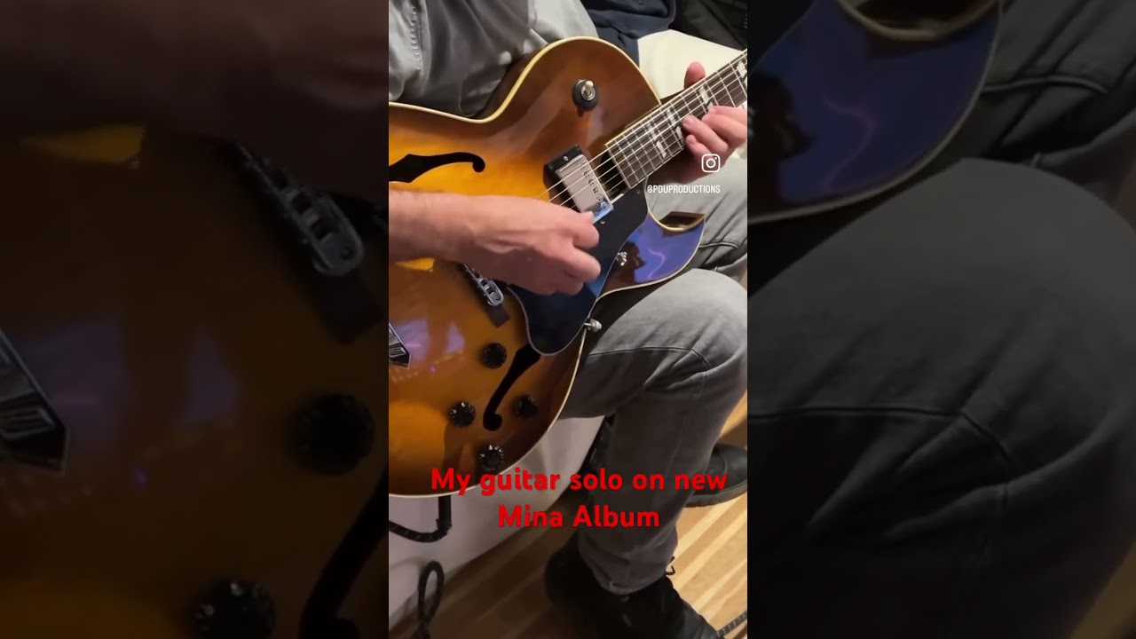 My guitar solo on new Mina Mazzini Album